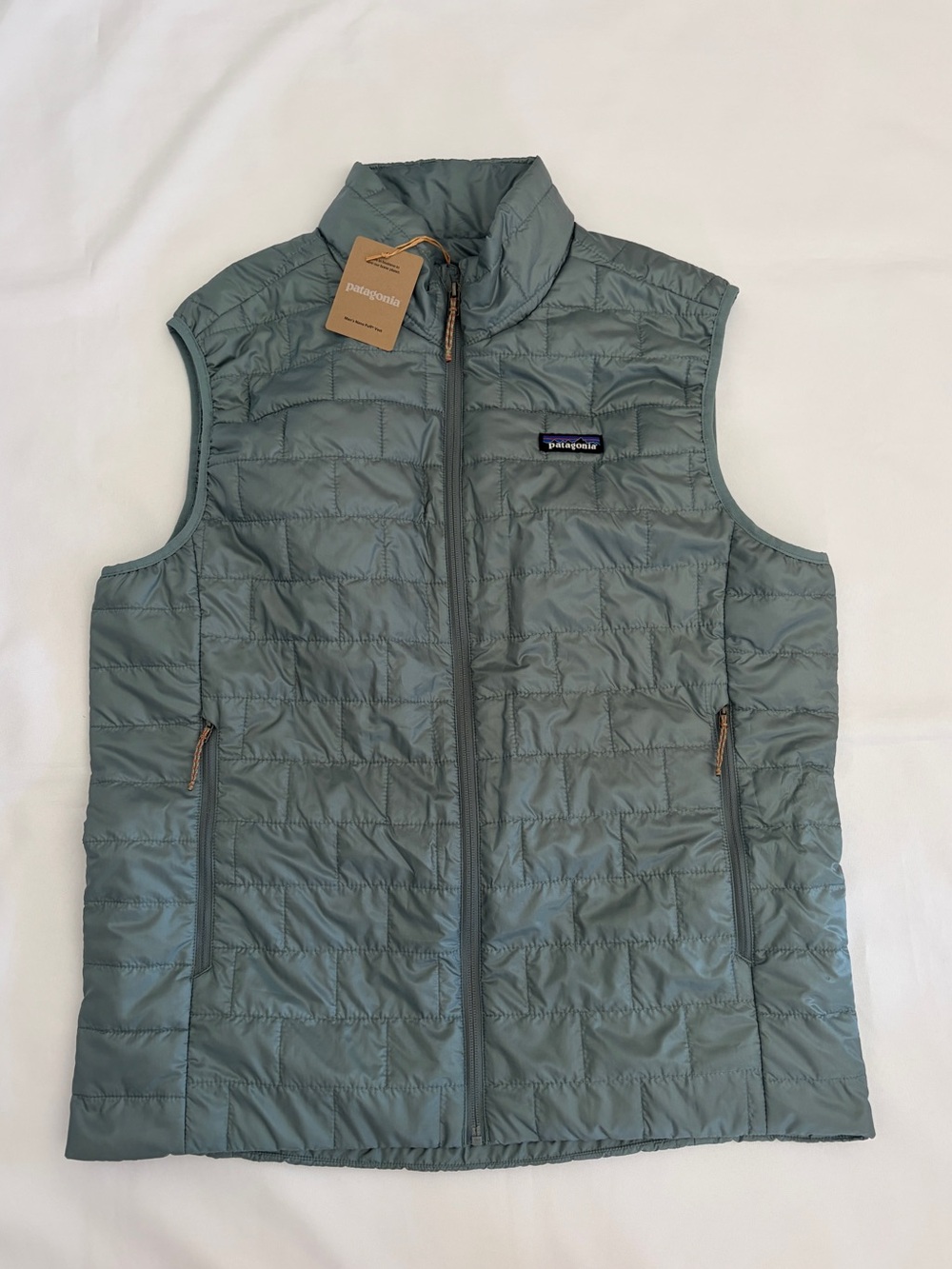 Patagonia Nano Puff Vest Men's Size L BLUE SAGE